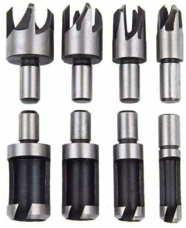 Bohrer zum Schneiden von Holzdübeln, Bohrer für Holzdübel, Werkzeug zum Schneiden von Holzdübeln und -stiften.