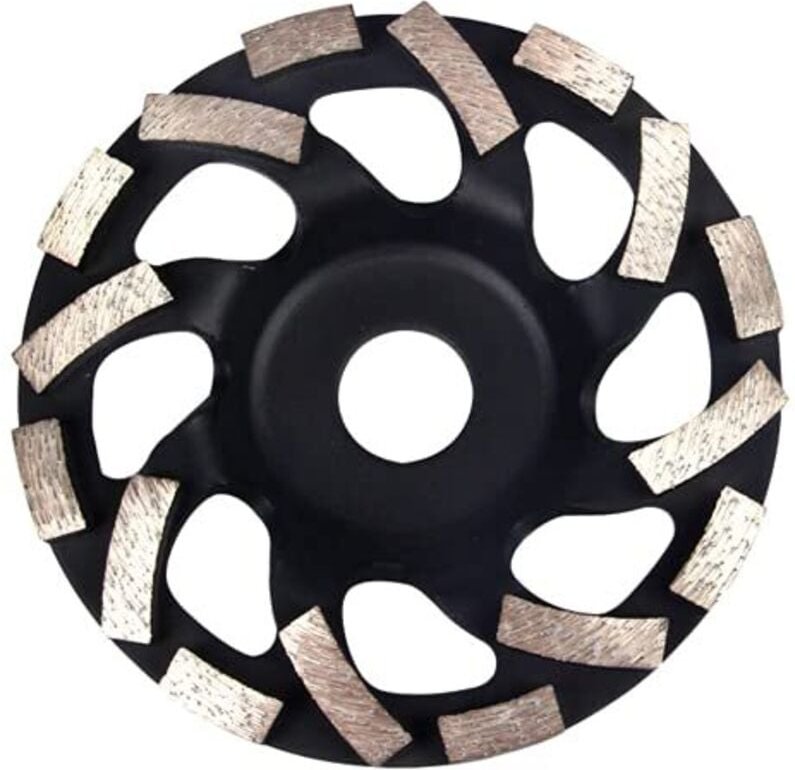 125mm Diamant-Schleifscheibe, zweireihig, für Beton, Naturstein, Mauerwerk, Fliesen, Kleber