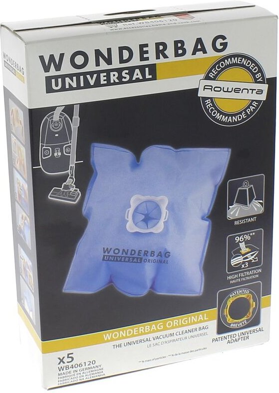 Wonderbag-Beutel pro 5 wb406120 für Staubsauger Rowenta