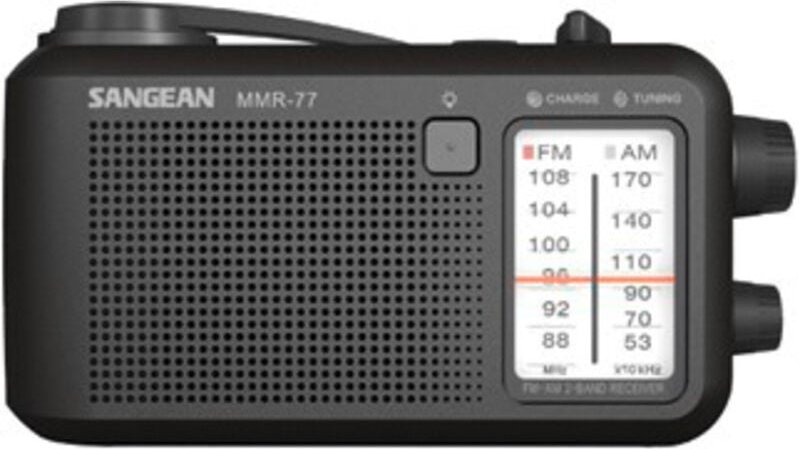 MMR-77 Outdoorradio ukw, mw Notfallradio Handkurbel, spritzwassergeschützt, Taschenlampe, w - Sangean