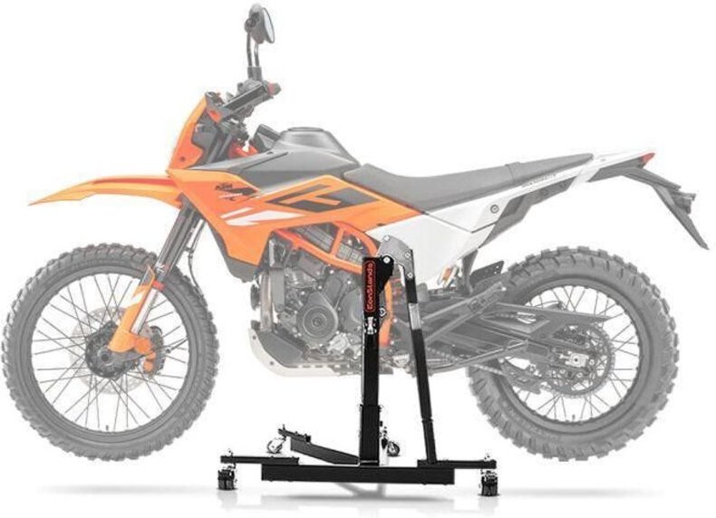 Hebe-Motorrad-Zentrale kompatibel mit KTM 125 / 390 Enduro R 2025 ConStands schwarz Power-Evo