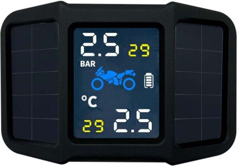 Moniteur De Pression Des Pneus Pour Voiture Et Moto Avec Capteur Transducteur Et Batterie Au Lithium