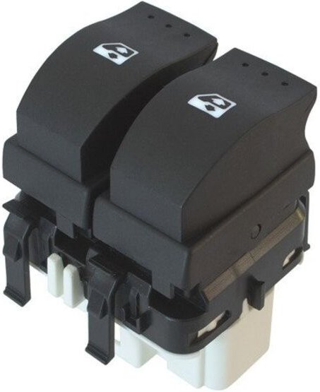 Renault Megane II 02-08 elektrische Fensterheber-Bedieneinheit, 2 Tasten links