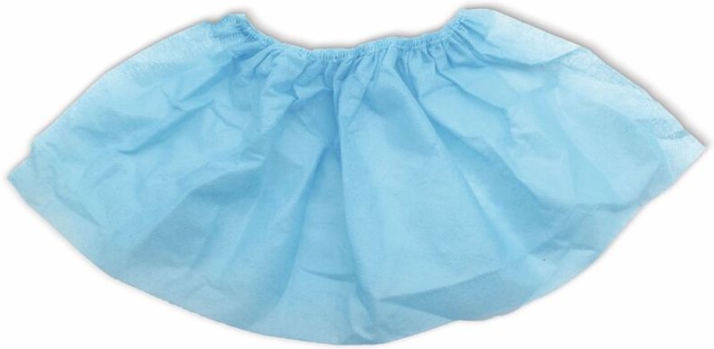 1903EC044 Reinraum Schuh-Überzieher 15x38 cm 10 St Blau - Quadrios