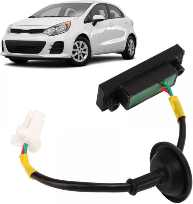 Ersatz-Heckklappenentriegelungsknopf aus kratzfestem ABS 81260-1W220 für Kia Picanto TB 2011-2017, für Kia Rio Mk3 2011-...