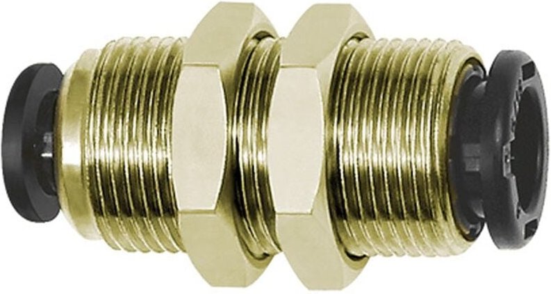 Riegler - Gerade Schott-Steckverbindung red. »click-clock«, M15x1,0 ø 4/8mm