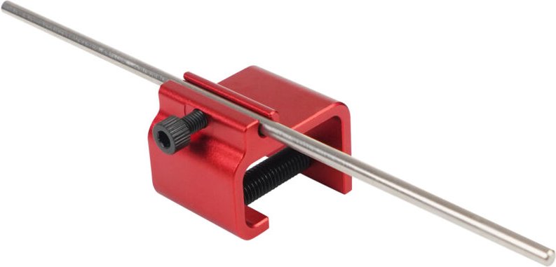 Ej.Life Sport Motorrad-Kettenausrichter – leichte Aluminiumlegierung – maximale Präzision – fluoreszierendes Rot – für C...