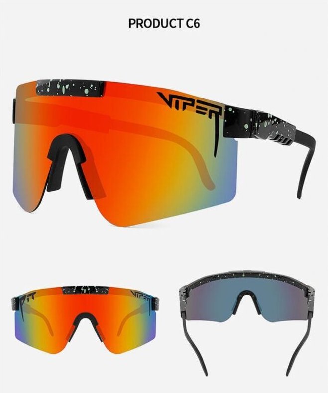 Pit Viper Serie C UV400 polarisierte Sonnenbrille für Outdoor-Sportarten C6