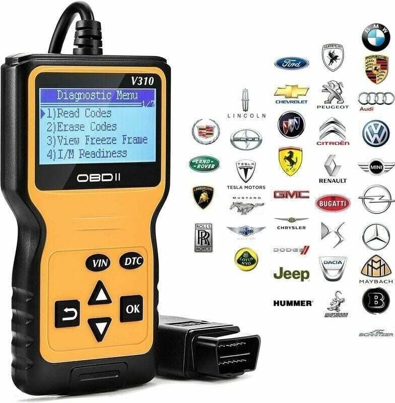 Kfz-Diagnosegerät zum Auslesen und Löschen von Motorfehlercodes