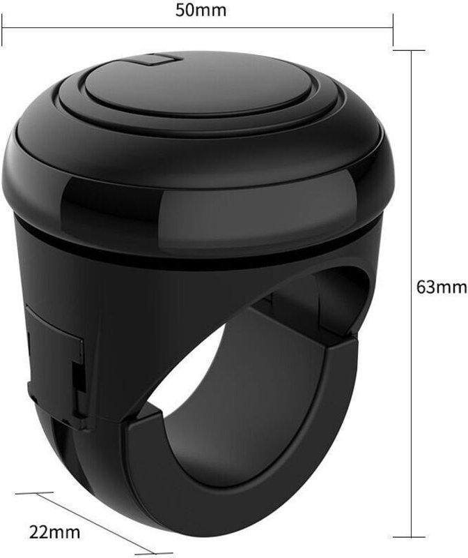 Ccykxa - Universeller Auto-Lenkradball, kompatibel mit allen Lenkrädern, Hilfstaste erleichtert Auto-, lkw-, Traktor-, M...