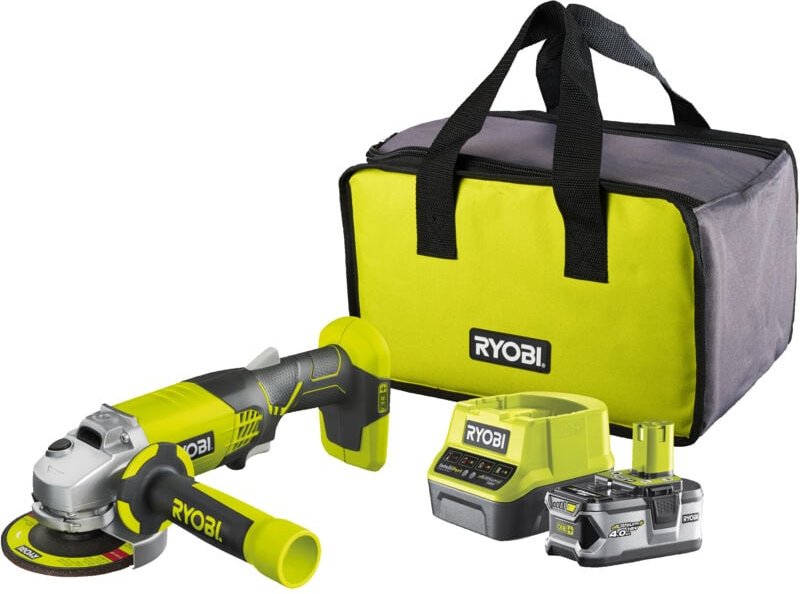 Ryobi R18AG-0 Winkelschleifer-Akku 18 V ONE+ 115 mm 7500 U/min Kit 4,0 Ah