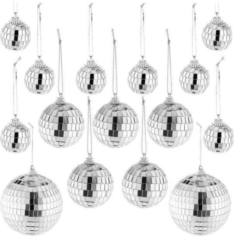 Set mit 15 mini disco kugeln