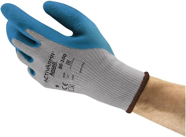 Ansell - Handschuhe ActivArmr® 80-100 Größe 10 blau/grau en 388 PSA-Kategorie ii
