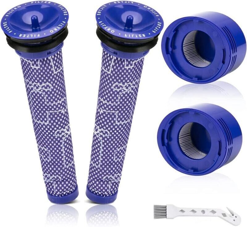 Ersatzfilter V8 für Dyson V8 und V7 Staubsauger, Ersatzfilter für Dyson V8 und V7 Animal, Absolute Plus, Pro, Fluffy und...