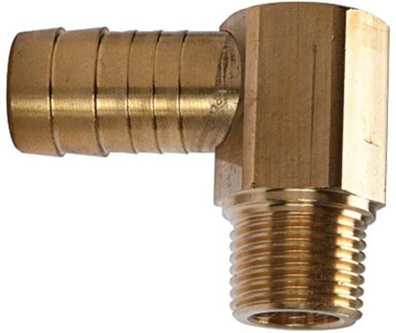 Riegler Winkel-Gewindetülle 90°, M14x1,5 AG keg., Schlauchanschluss 13 mm