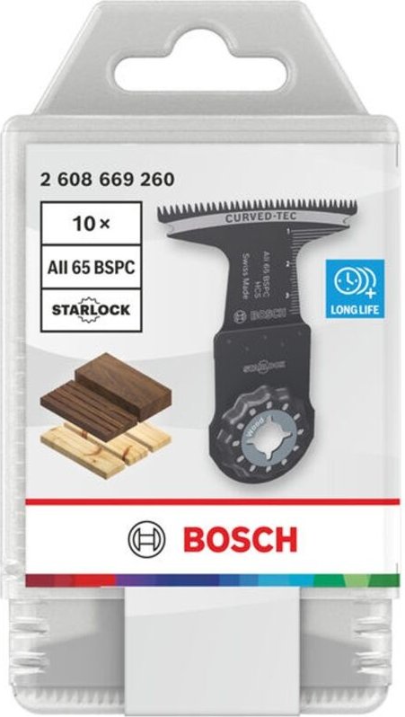 Bosch Tauchsägeblatt AII 65 BSPC Holz, Starlock, 65 x 40 mm, 10-tlg.