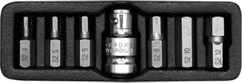 Yato - Sechskant-Schraubendreher-Bits, 7er-Set / YT-0412 /