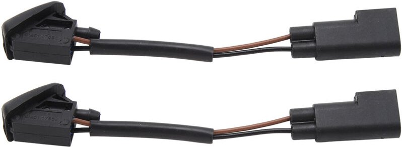 Tbest Windscreen Bubble Jet Hochwertiger, langlebiger ABS-Ersatz für Mk3 2011 bis 2018, links und rechts.