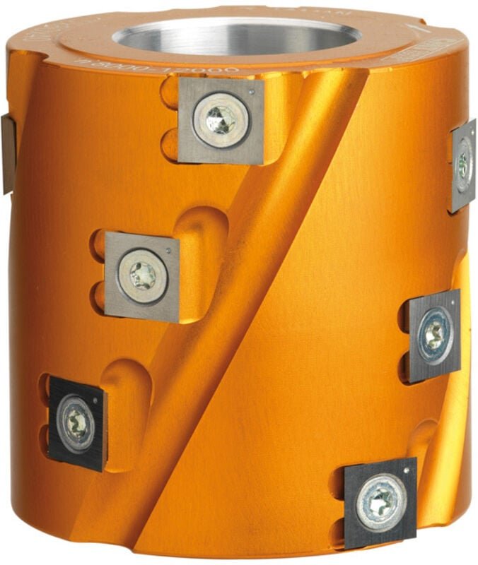 694.019.50 Spiralkopf für Verbindungen mit HW Z12-Fräser D=80x80x50