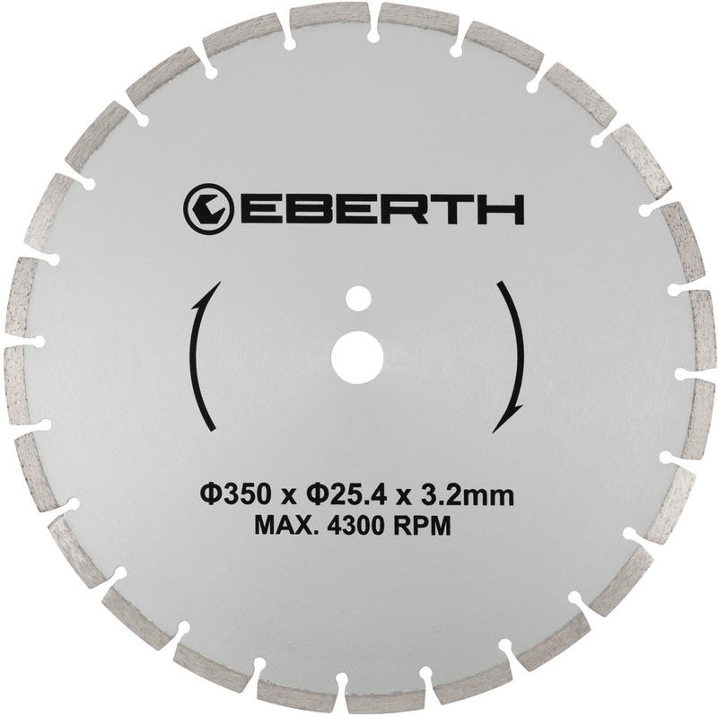 Trennscheibe Diamanttrennscheibe für Stein, Beton, Fliesen und Feinsteinzeug, Diamantscheibe mit 350mm Durchmesser, 25,4...