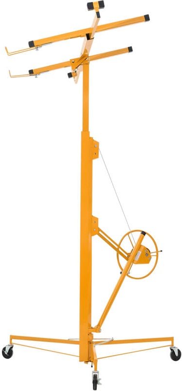 Mophorn Plattenheber mit einer Tragkraft von bis zu 68 kg, 4877 mm Höhe, Gipskartonheber mit verstellbarem Teleskoparm, ...