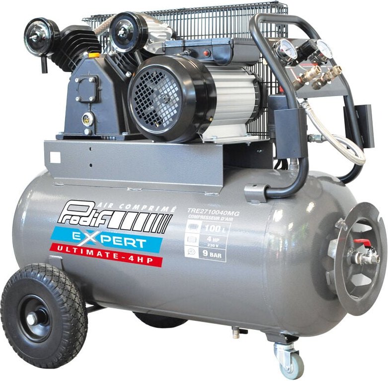 Kompressor 100L 9 bar 4 PS 27 m3/h PRODIF TRE2710040MG