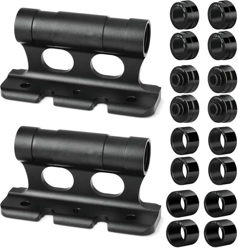 2Pcs Aluminium Legierung Fahrrad Gabel Halterungen für Auto Bike Quick Release Gabel Halter