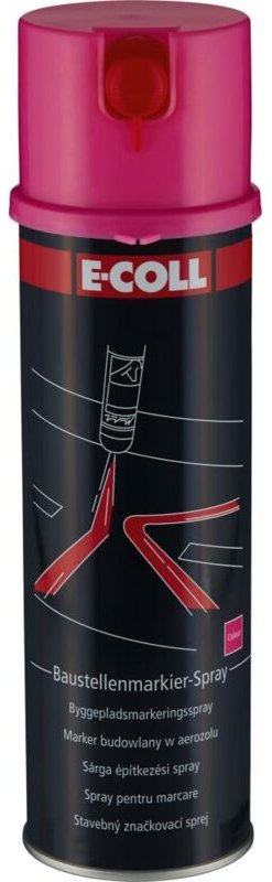 Baustellenmarkierspray 500ml pink E-coll ee