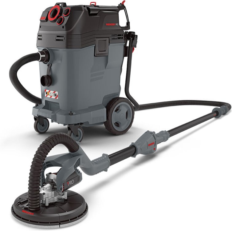 Trockenbau Schleifsystem Dustfree mit lhs 225 pro vario + vcm 550 pro - Menzer