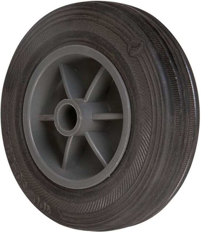 Schwarzes Polypropy-Rad D15 D125