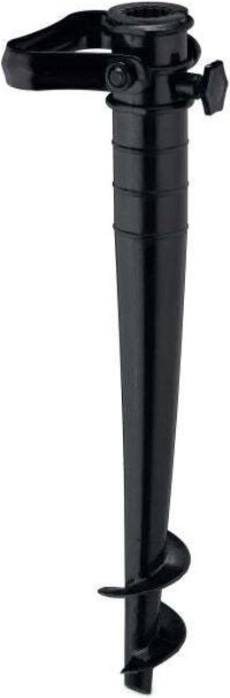 Black parasol screw for sand and ground