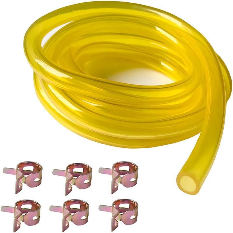 Flexibler Schlauch für Benzinkraftstoff da 2 m - 1/8" ID x 1/4" OD (3,2 mm x 6,4 mm) - Kompatibel mit der Stihl FS/HL/HT...