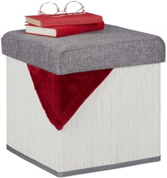 Weie palette mit stauraum