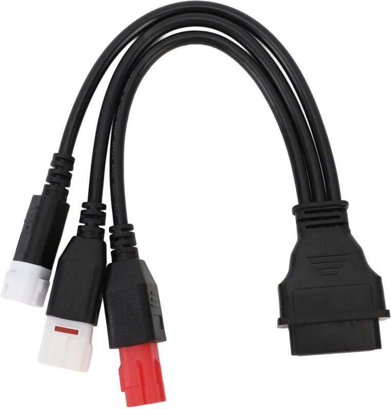 Aramox 3-in-1 OBD-Diagnosekabel für Motorräder, 16-polig auf 3-polig, 4-polig, 6-polig, Stabile Übertragung für CB125F C...
