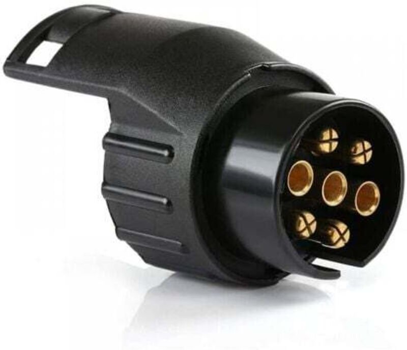 1 Stück Anhänger Adapter Stecker, Universelles Zubehör, Wasserdichter 7-poliger auf 13-poliger Anhängeradapter Kompatibe...