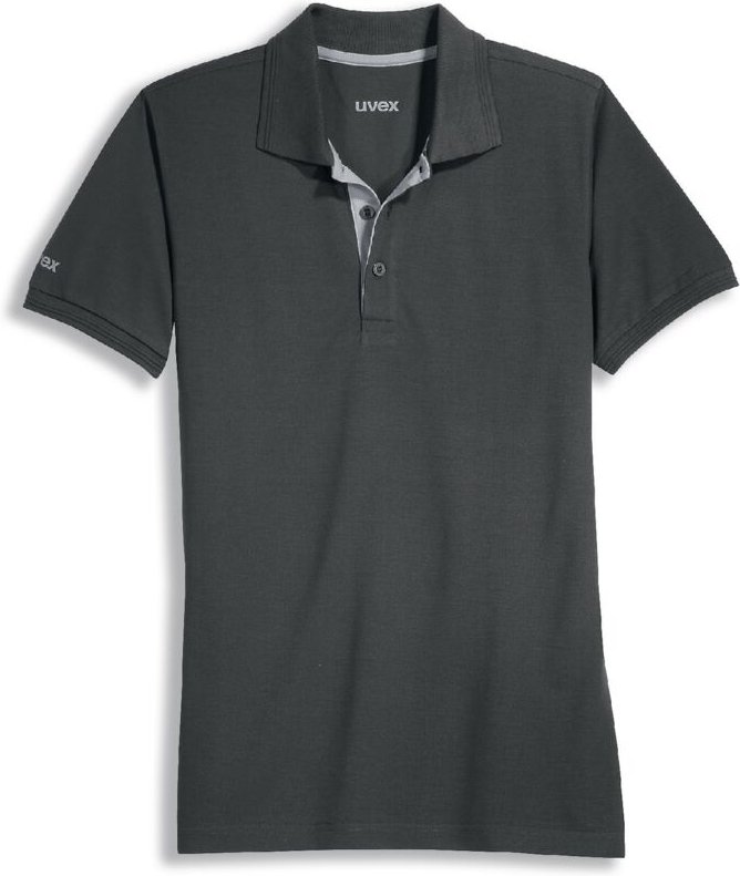 uvex Poloshirt grau, anthrazit Gr. S