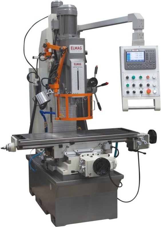 ELMAG Getriebe Bohr- und Fräsmaschine Modell GBFM 50 GAL inkl. 3-Achs-