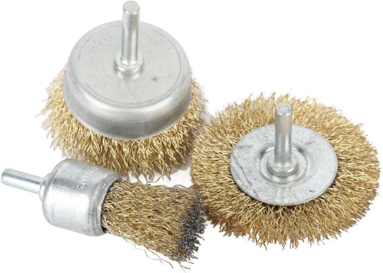 Marhynchus Akku-Drahtbürsten-Set für Bohrmaschinen: Effizient und vielseitig zur Entfernung von Oxid und Farbe, 3-teilig...