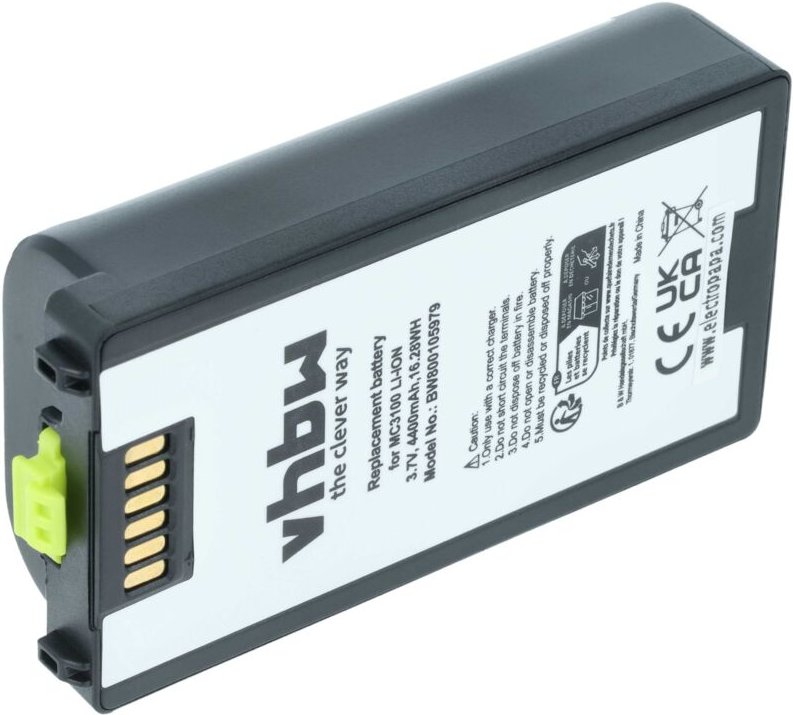 Vhbw - Akku Ersatz für Symbol 82-127909-02, BTRY-MC31KAB02 für Barcodescanner pos (4400 mAh, 3,7 v, Li-Ion)
