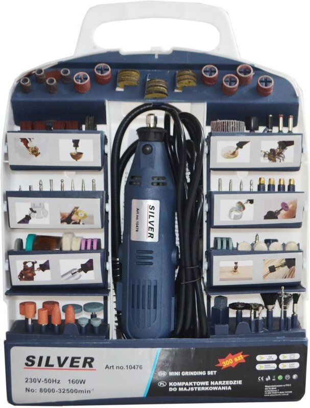 Silver szlifierka wielofunkcyjna multi 160w + akcesoria