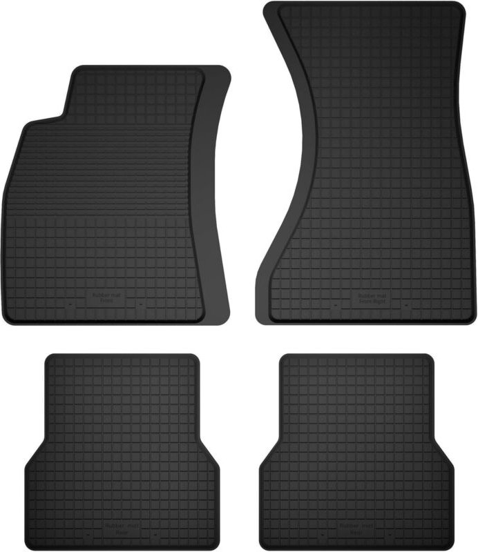 Gummi-Automatten, 4er-Set, Universalmodell: Audi A4 B8 Limousine, Kombi, Avant, Allroad (2007-2015)