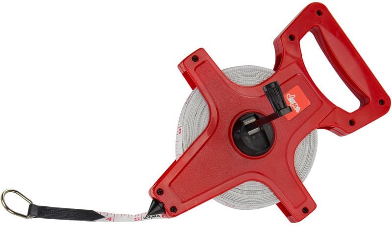 Messband Rollbandmaß 30 m Fiberglas Maßband Rollmeter Rollmaß Messwerkzeug