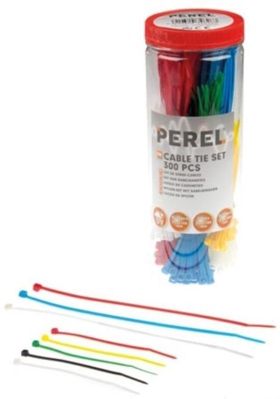 Nylon-kabelbinder-set - verschiedene farben (300-tlg.)