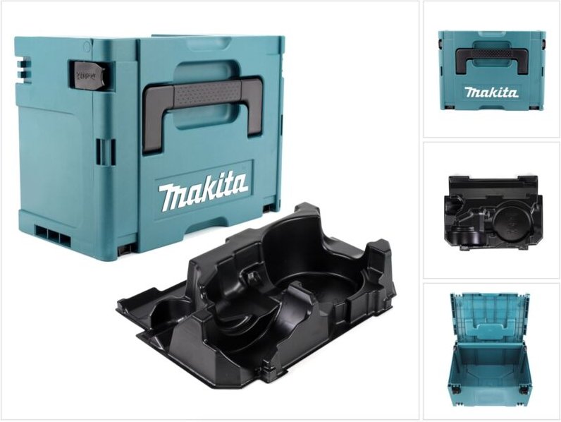 Makita - makpac 3 Systemkoffer + Einlage für dga 504 / 505 / 506 / 508