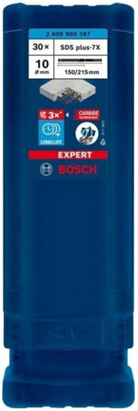 Expert sds plus-7X Hammerbohrer, 10 x 150 x 215 mm, 30-tlg - Bosch