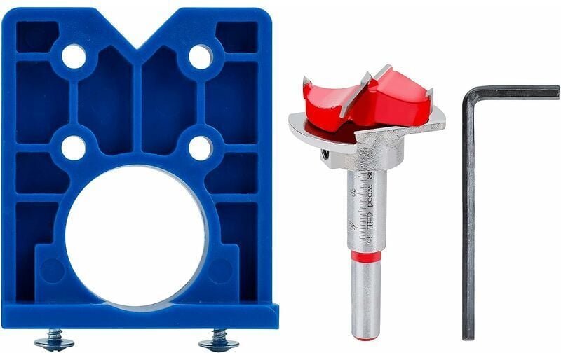 35-mm-Scharniervorrichtungs-Bohrersätze, einstellbare Positionierungsbohrer, Fräser zum Installieren von Scharnieren für...