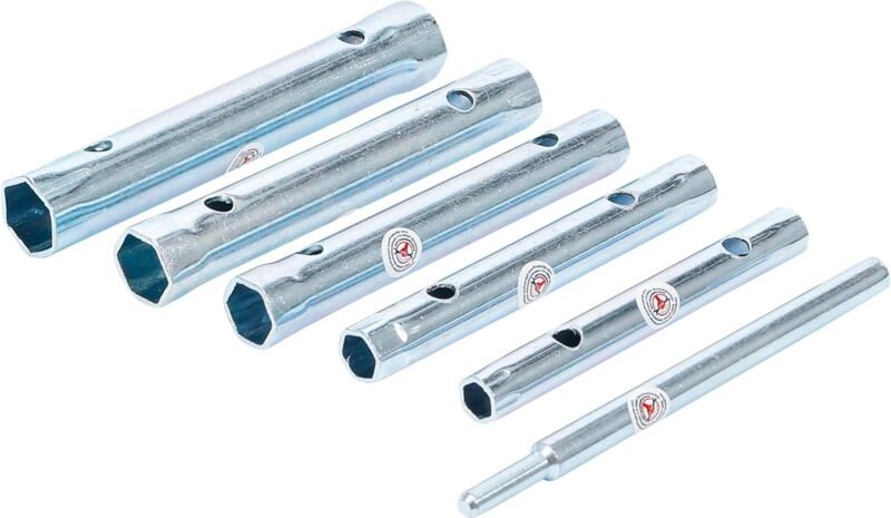 Rohrsteckschlüssel-Satz sw 8 x 9 - 16 x 17 mm 6-tlg.