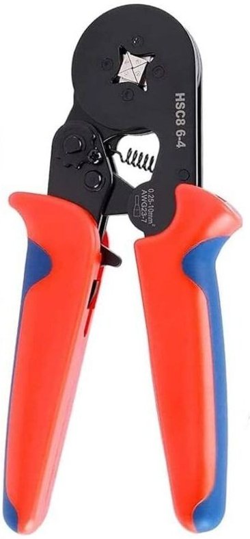 Crimpzange, Ratschen-Crimpzange für 0,25–10 mm²/AWG 23–7, selbstjustierende Ratschen-Crimpzange für elektrische Kabelsch...