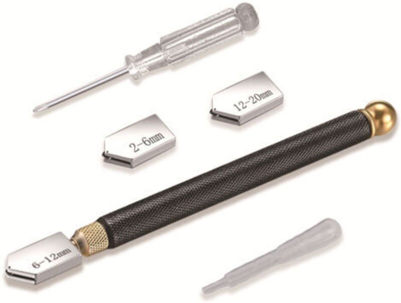 Professioneller Glasschneider, Glas-Schneidewerkzeug, Stift-Stil, schneidet Glas mit einer Dicke von 2 bis 20 mm für
