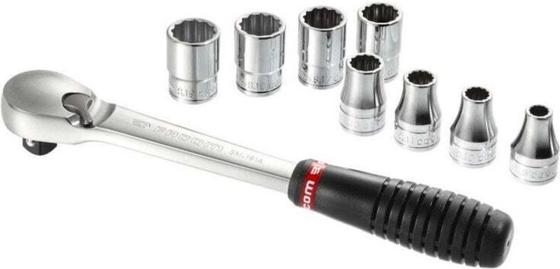 FACOM 38-teiliger Steckschlüsselsatz aus Stahl Facom